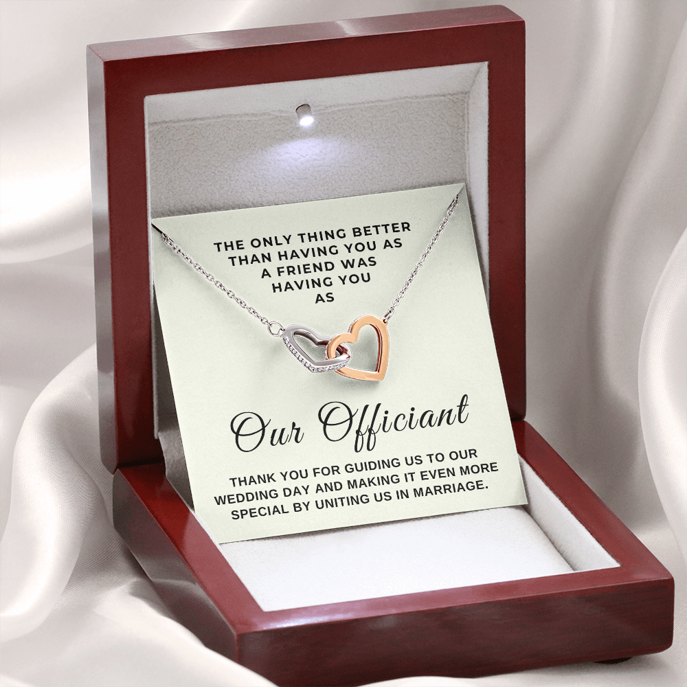 Officiant Proposal Gift | Having You Necklace 0588T7