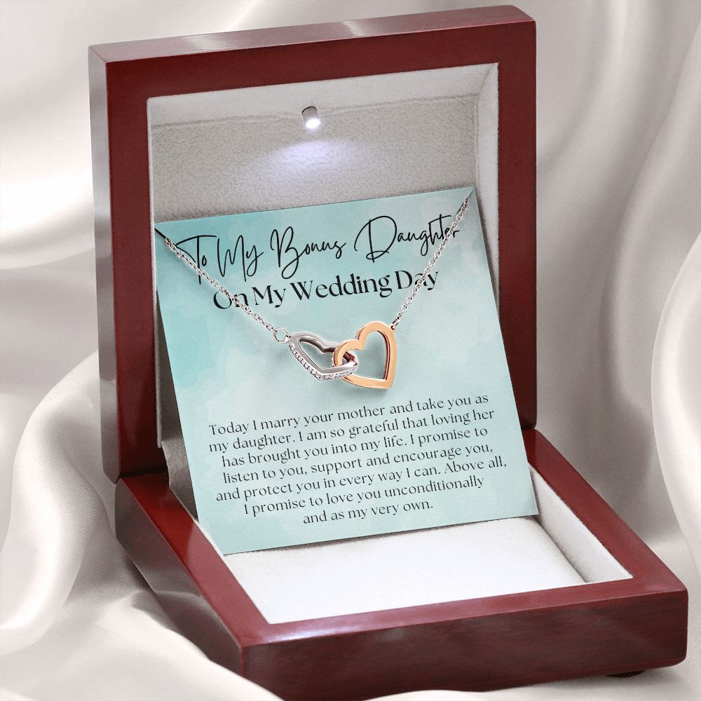 Stepdaughter Wedding Gift | Promise Necklace 0633T11