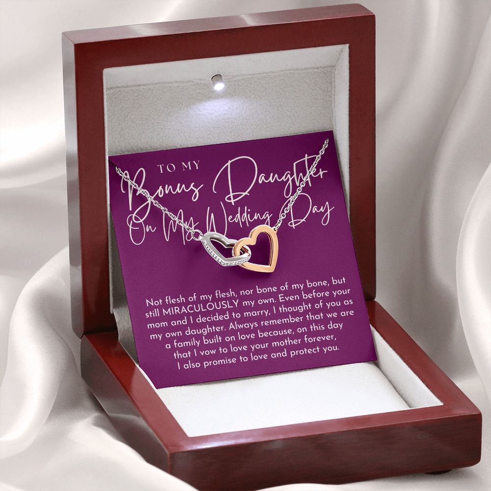 Stepdaughter Wedding Gift | On This Day Necklace 0638T4