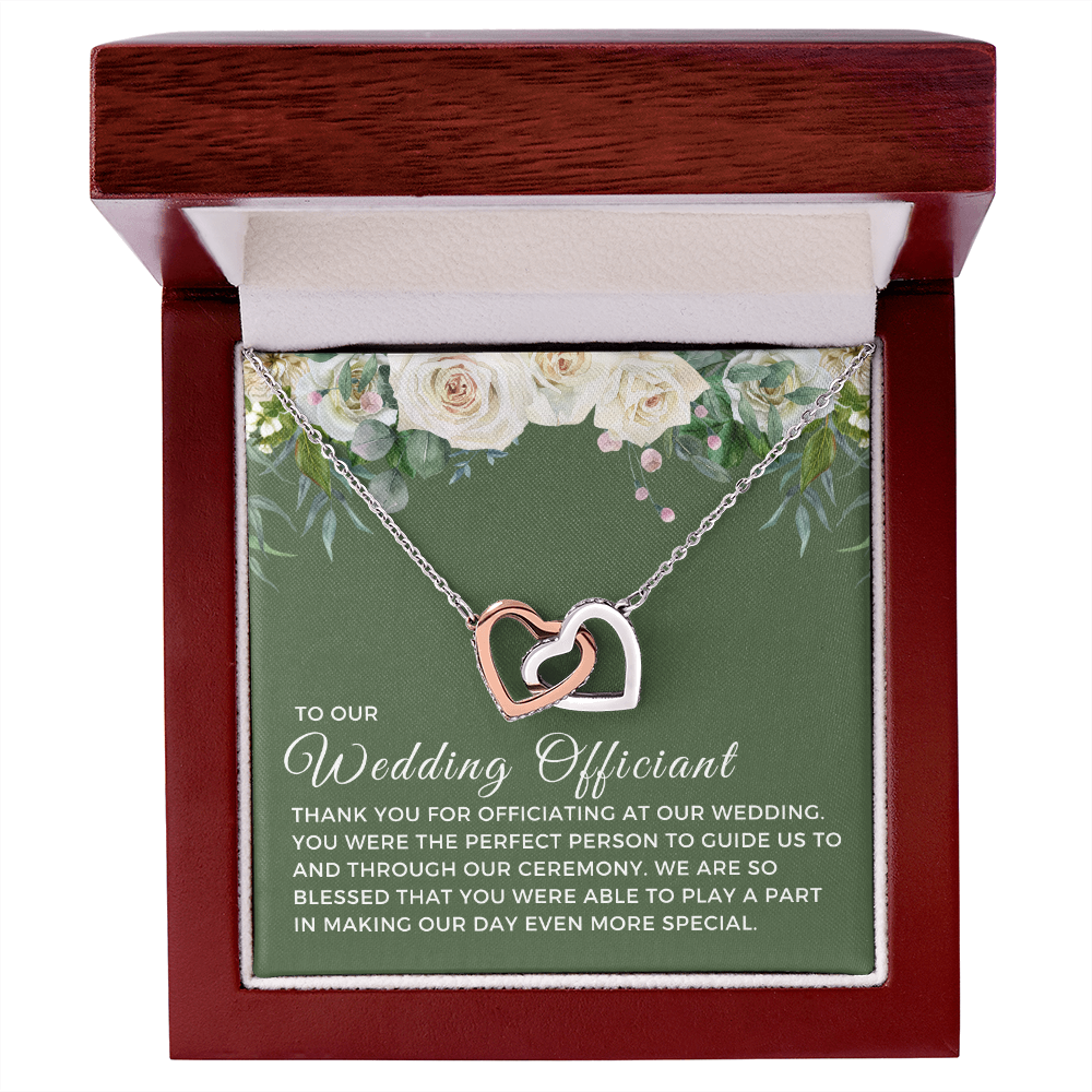 Officiant Proposal Gift | Thank You Necklace 0590T4
