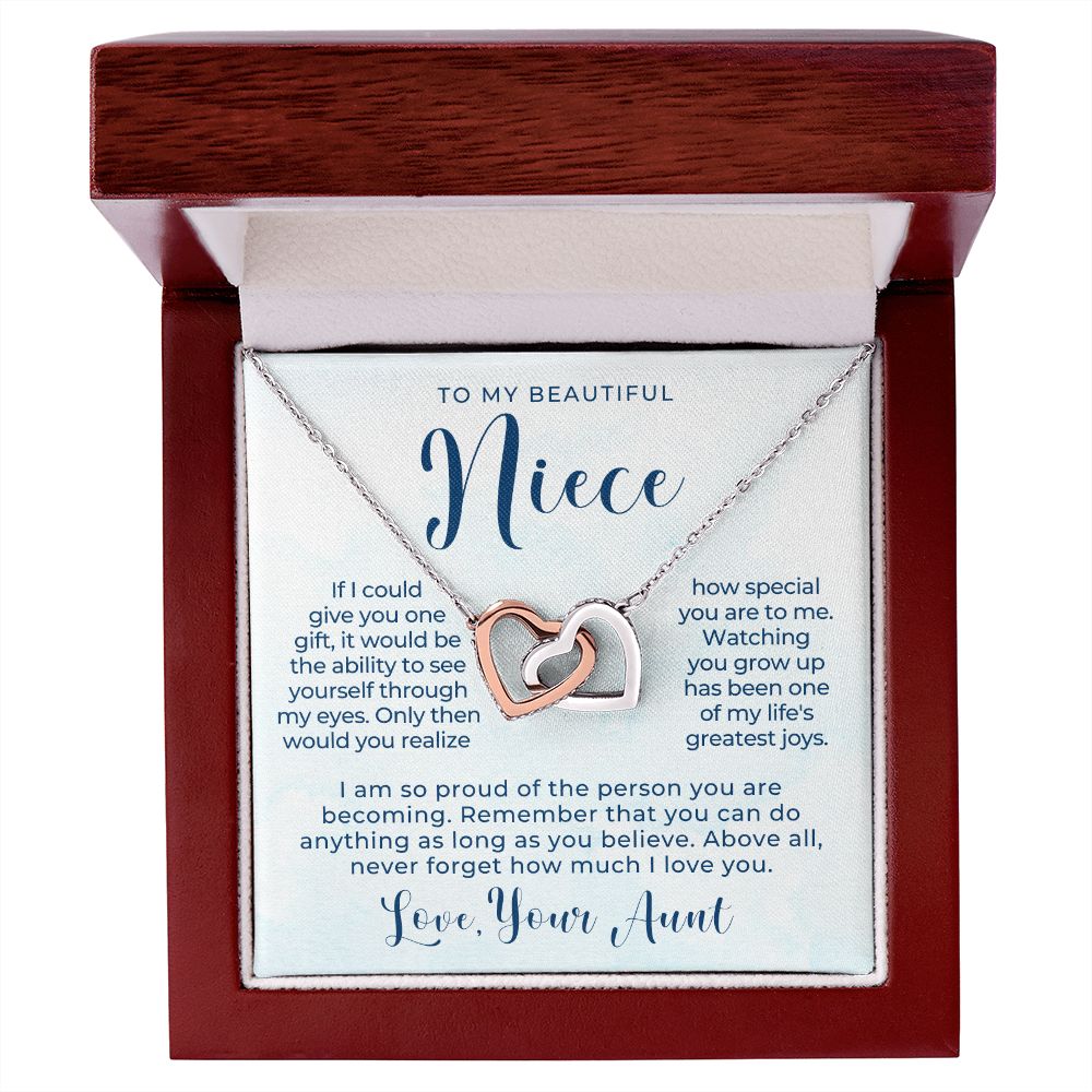 Niece Gift From Aunt | My Love Necklace 0628T15