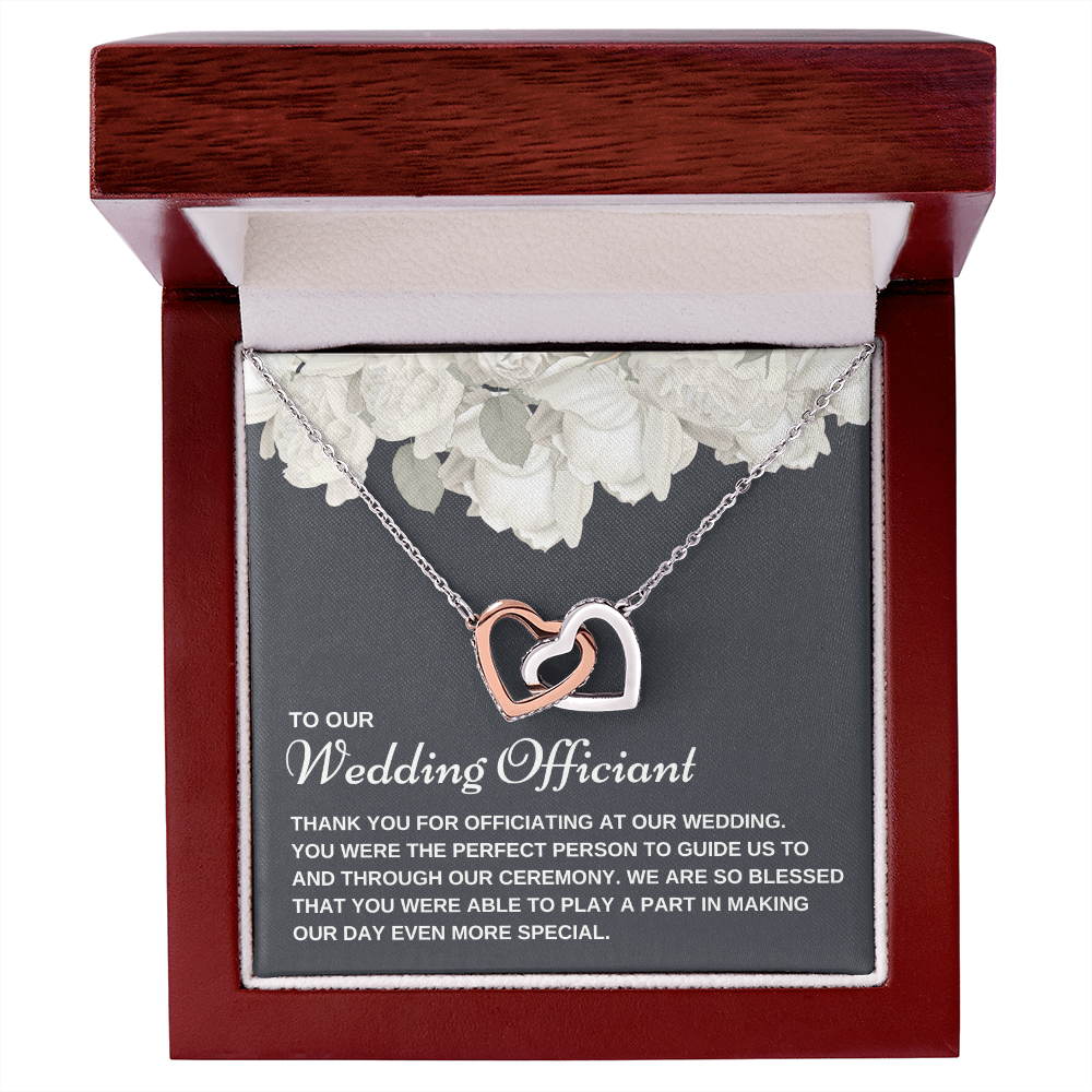 Officiant Proposal Gift | Thank You Necklace 0590T2