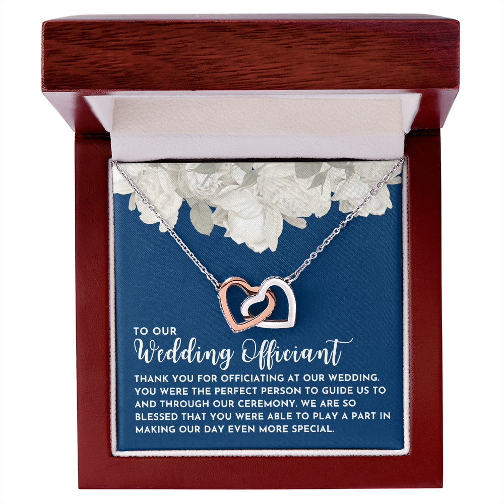 Officiant Proposal Gift | Thank You Necklace 0590T3