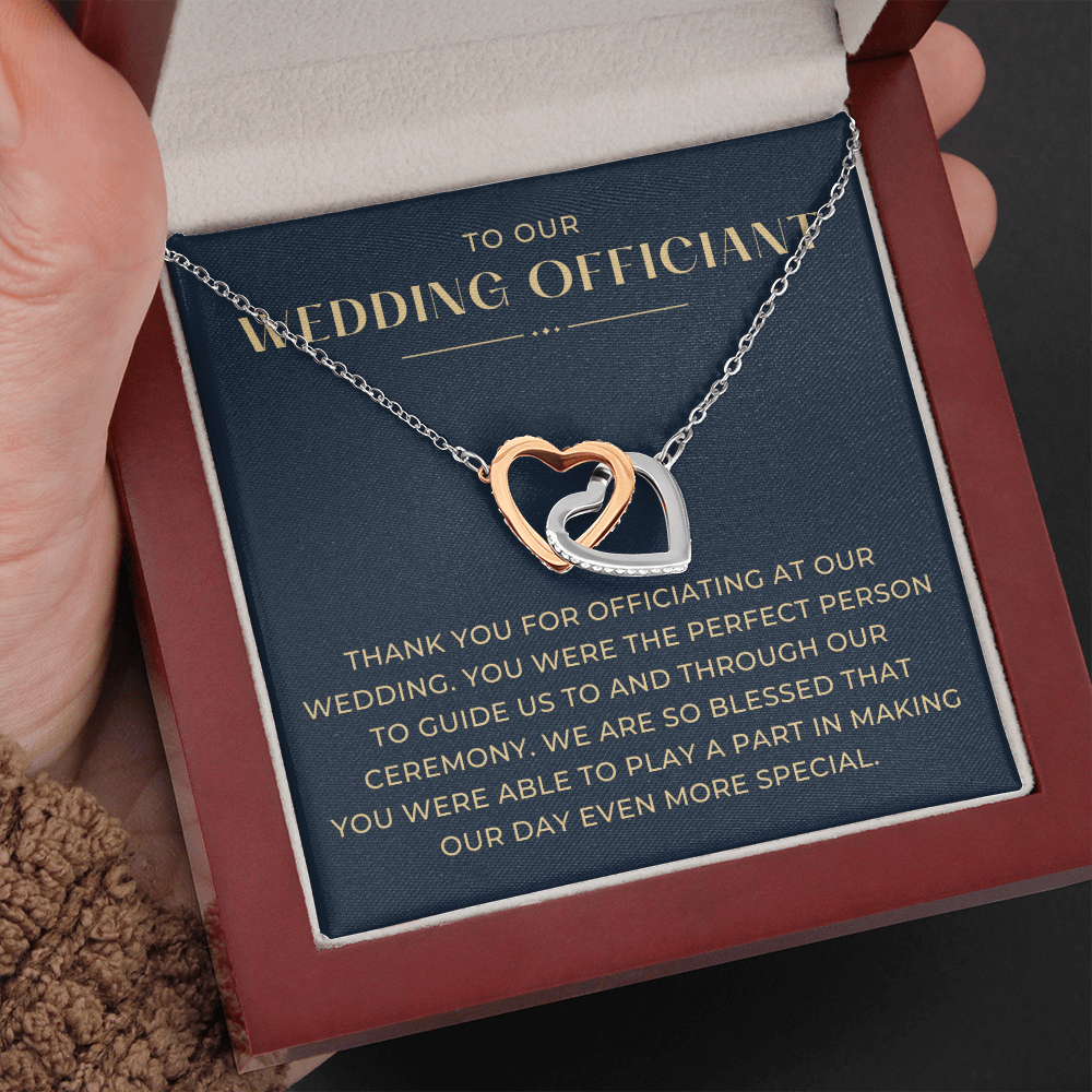 Officiant Proposal Gift | Thank You Necklace 0590T9