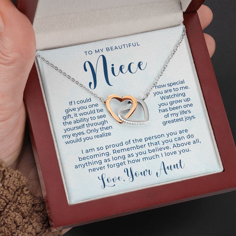 Niece Gift From Aunt | My Love Necklace 0628T15