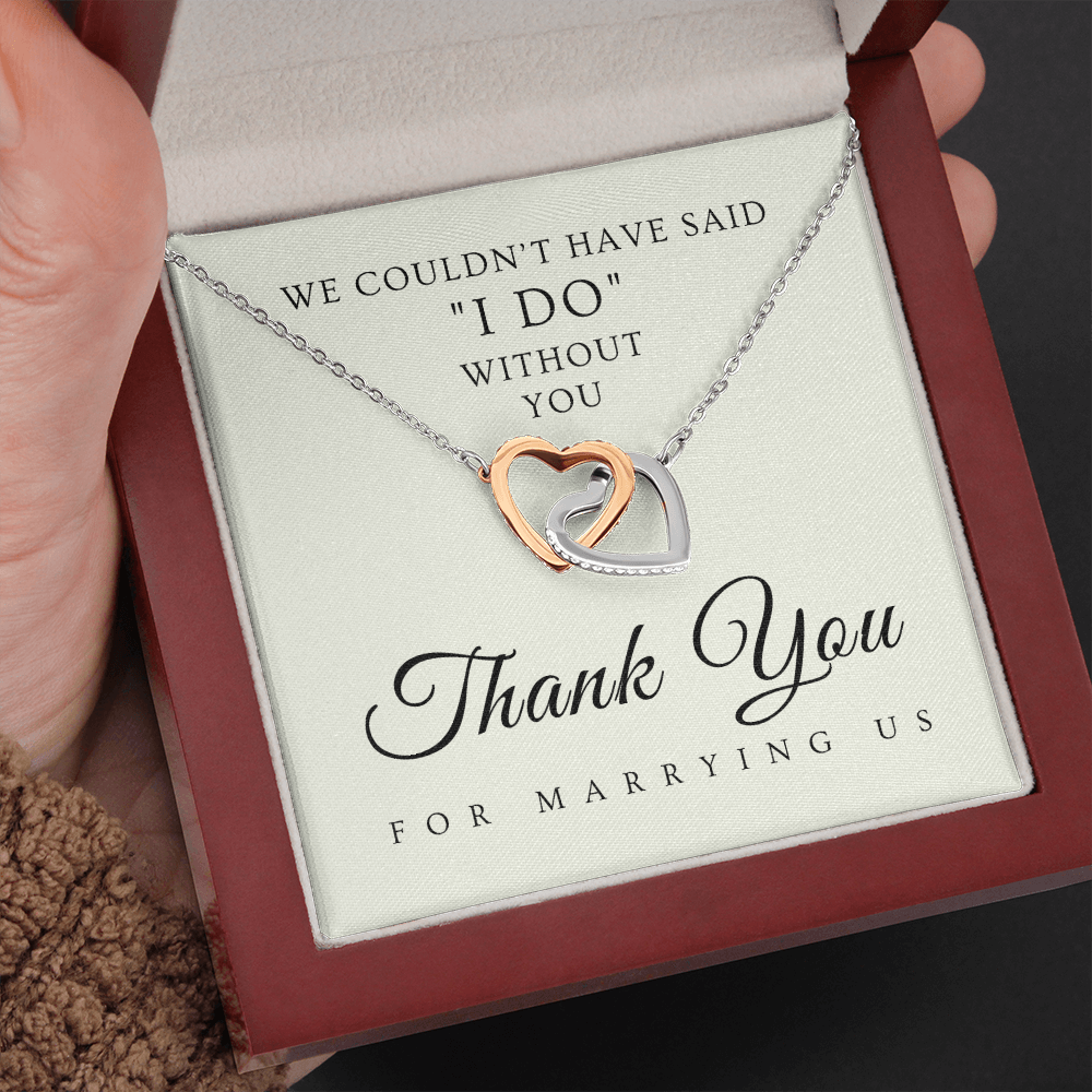Officiant Gift | Thank You Necklace 0587T7