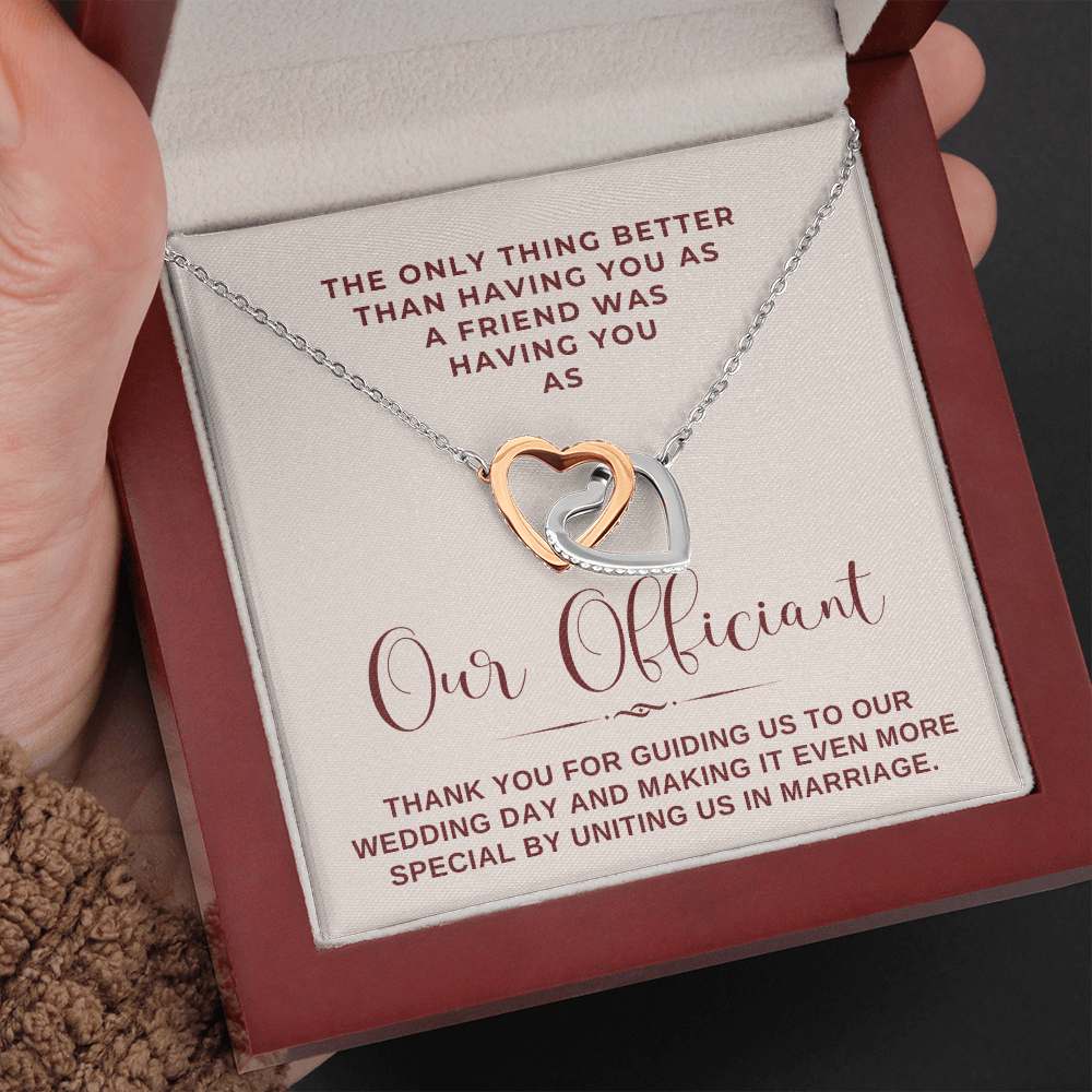 Officiant Proposal Gift | Having You Necklace 0588T6