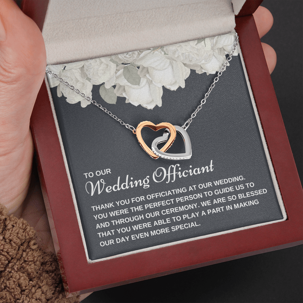 Officiant Proposal Gift | Thank You Necklace 0590T2