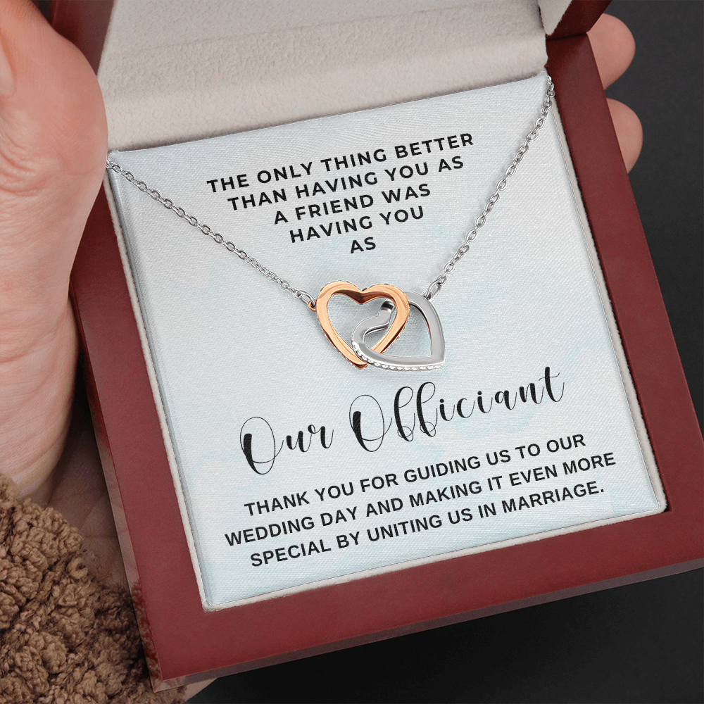 Officiant Proposal Gift | Having You Necklace 0588T8