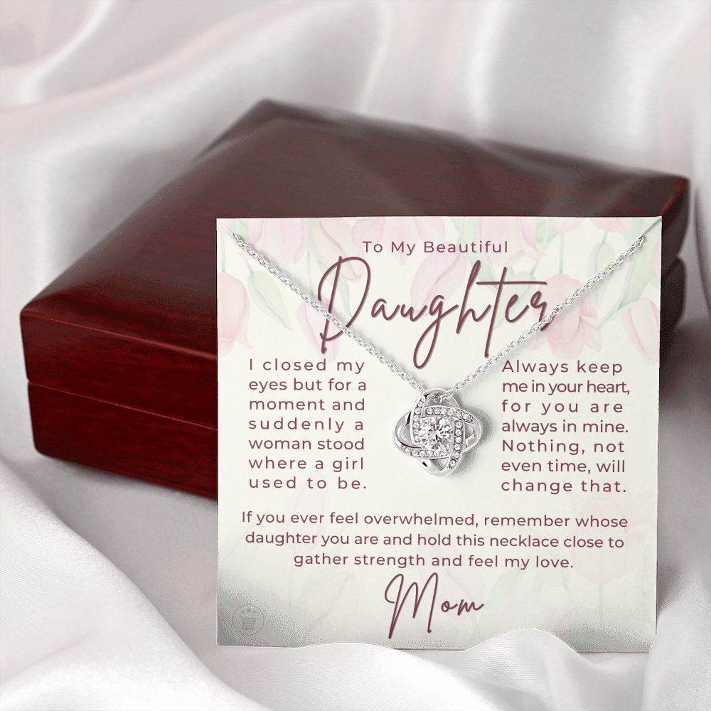 Daughter Gift From Mom | Keep Me Necklace 0580T6