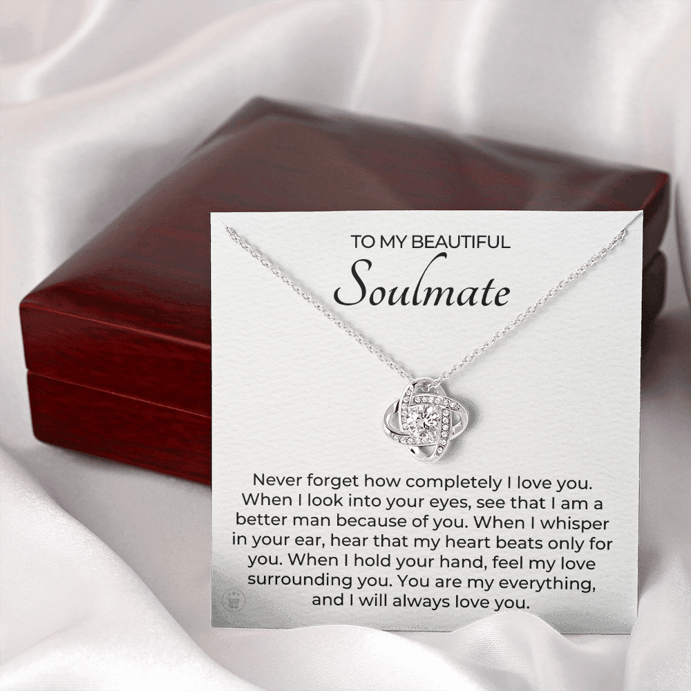 Gift For Wife, To My Soulmate | When I Necklace 0532T1