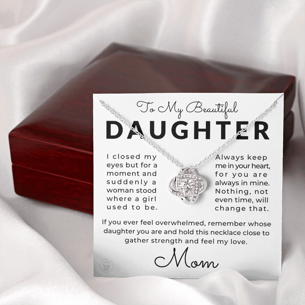Daughter Gift From Mom | Keep Me Necklace 0580T2