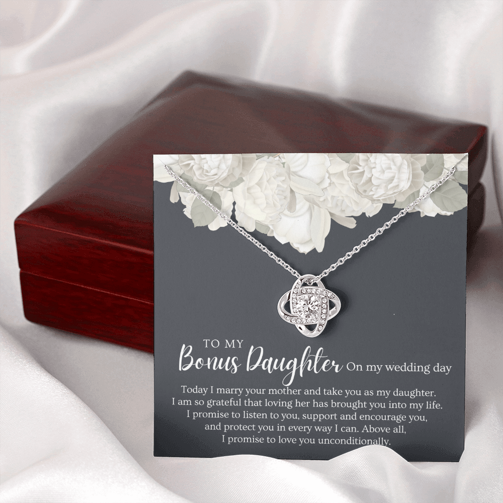 Stepdaughter Wedding Gift | Promise Necklace 0550T1