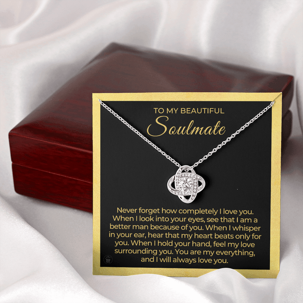 Gift For Wife, To My Soulmate | When I Necklace 0532T8