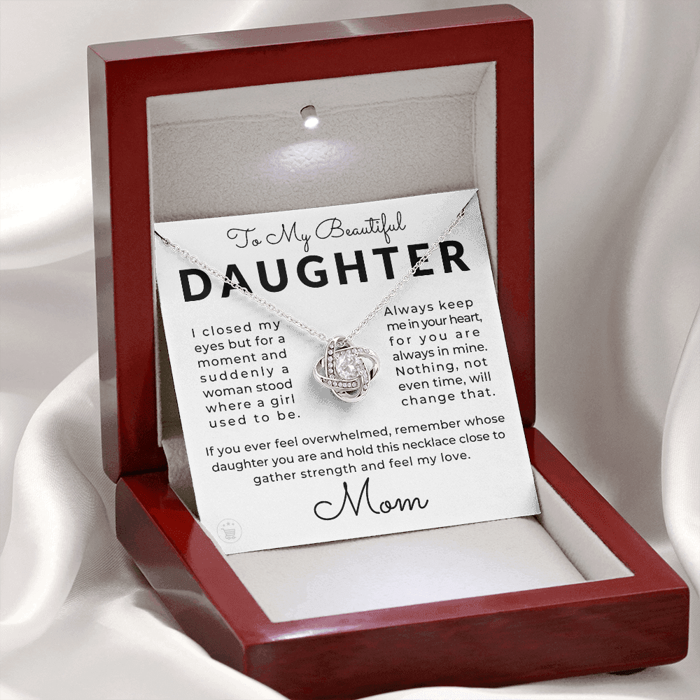 Daughter Gift From Mom | Keep Me Necklace 0580T2