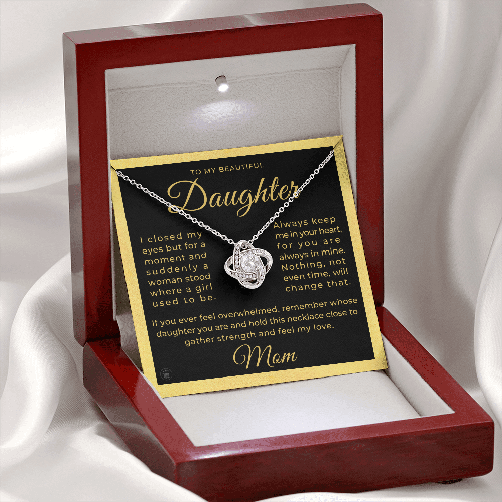 Daughter Gift From Mom | Keep Me Necklace 0580T7