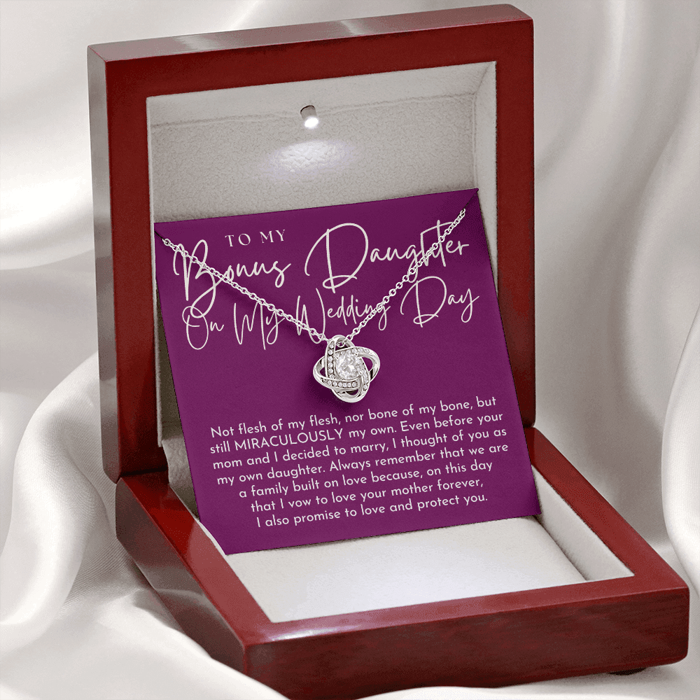 Stepdaughter Wedding Gift | On This Day Necklace 0555T4