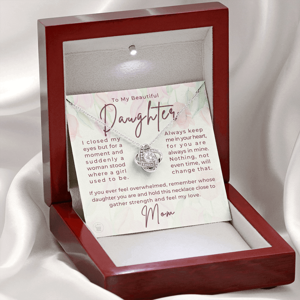 Daughter Gift From Mom | Keep Me Necklace 0580T6