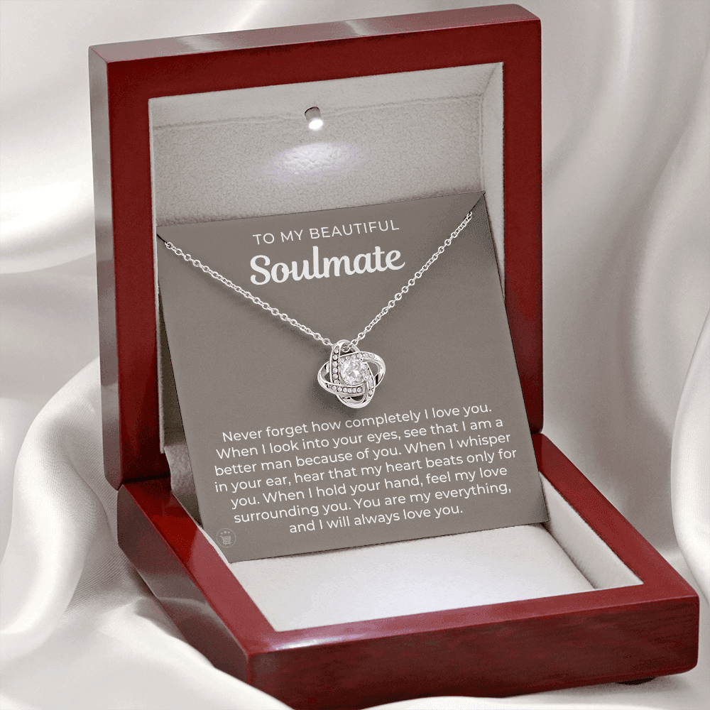 Gift For Wife, To My Soulmate | When I Necklace 0532T2