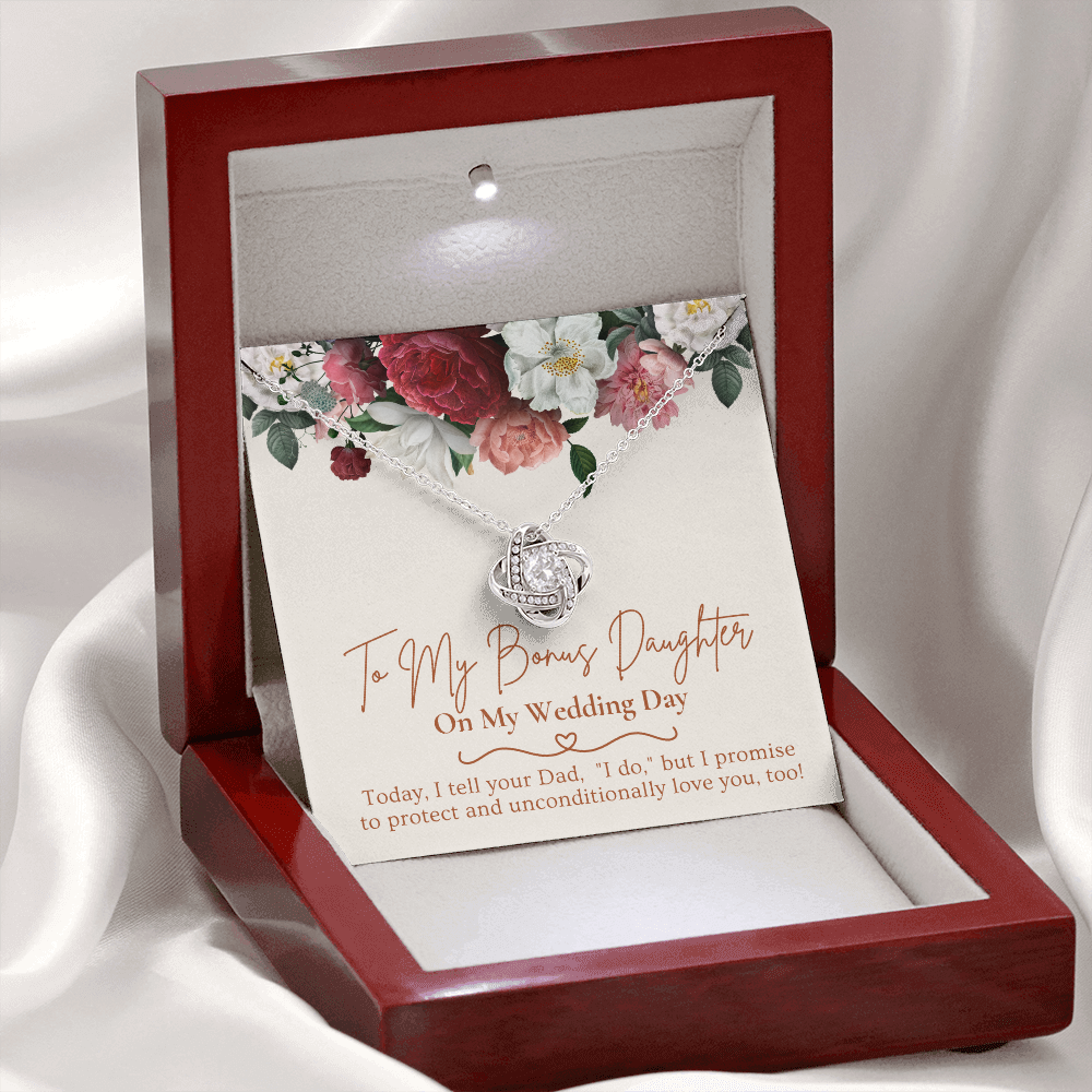 Stepdaughter Wedding Gift | Promise Necklace 0557T7
