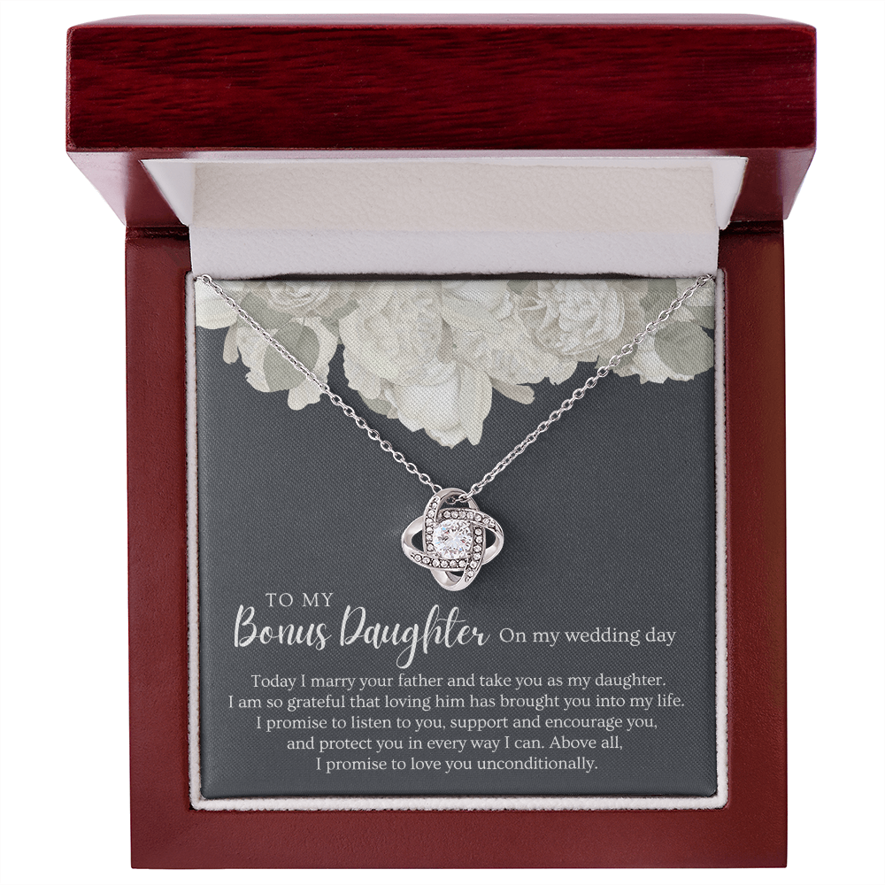 Stepdaughter Wedding Gift | Promise Necklace 0551T1