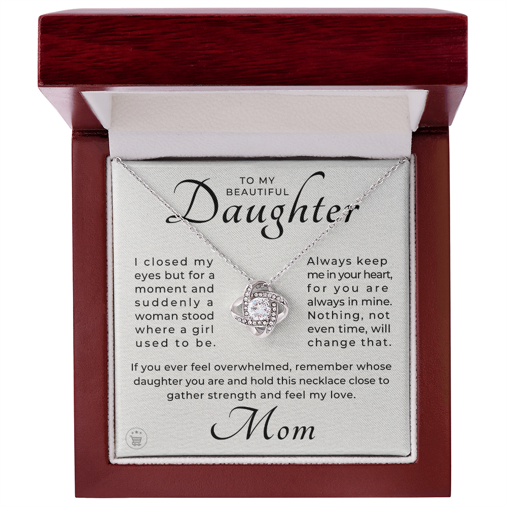 Daughter Gift From Mom | Keep Me Necklace 0580T5