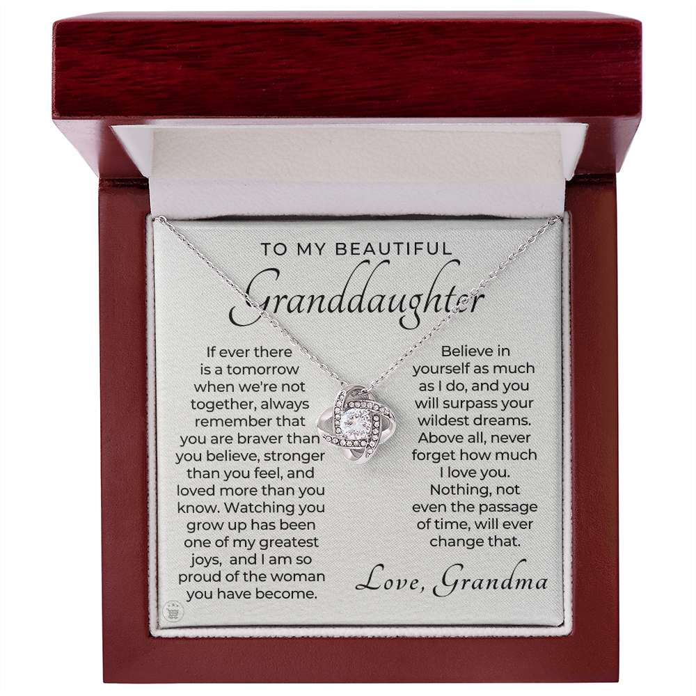 Granddaughter Gift | Believe Necklace 0547T8