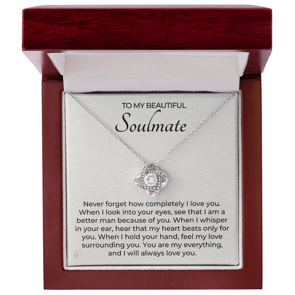 Gift For Wife, To My Soulmate | When I Necklace 0532T1
