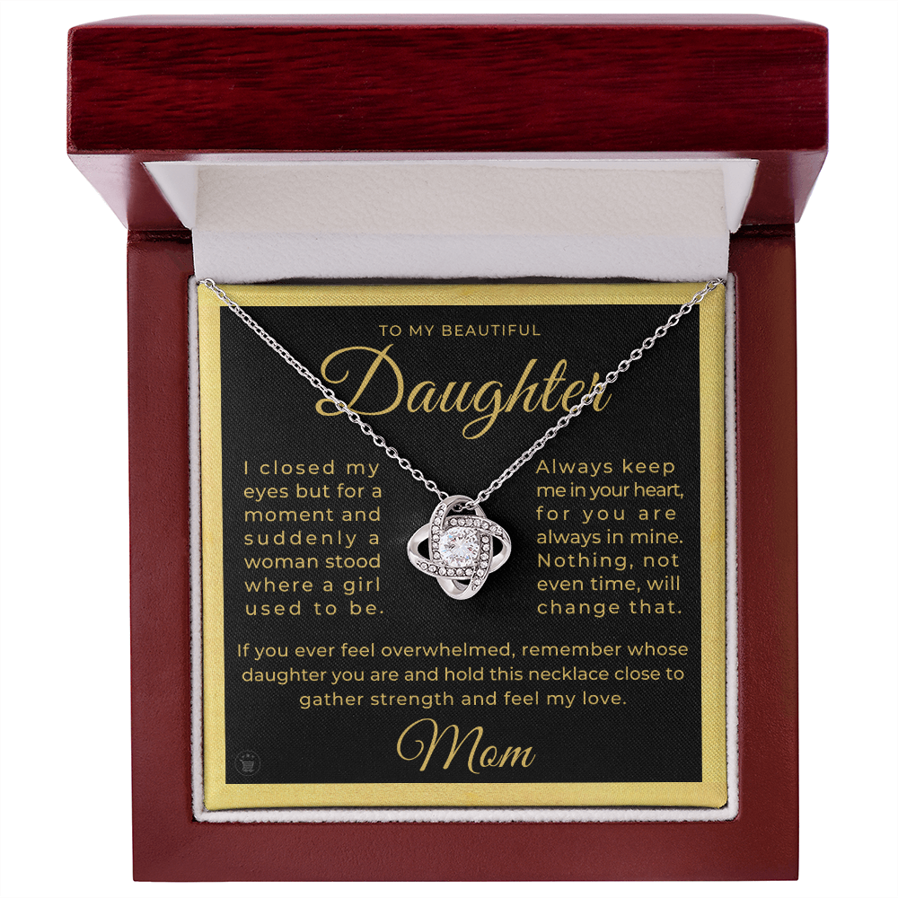 Daughter Gift From Mom | Keep Me Necklace 0580T7