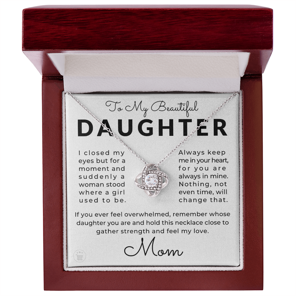 Daughter Gift From Mom | Keep Me Necklace 0580T2