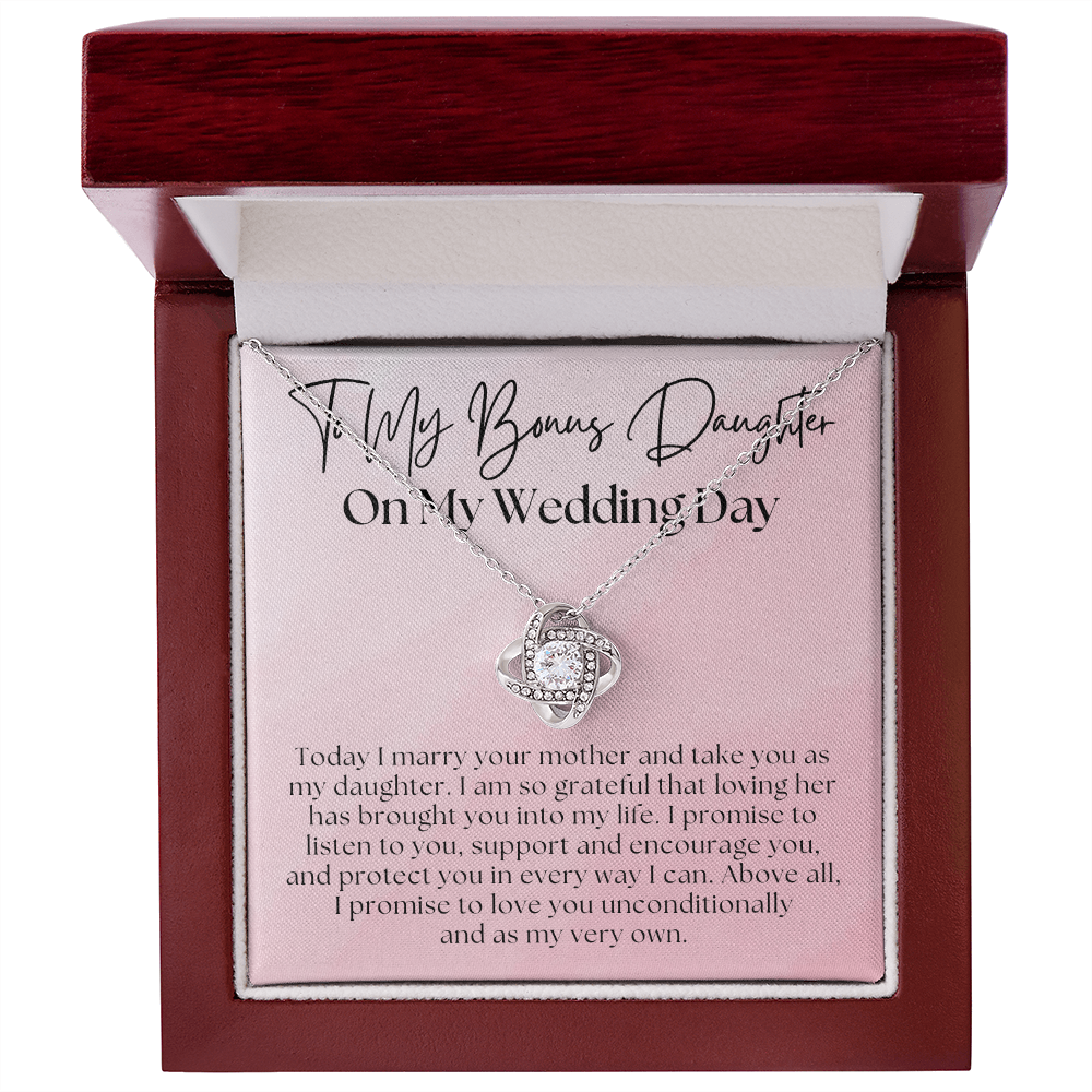 Stepdaughter Wedding Gift | Promise Necklace 0550T9