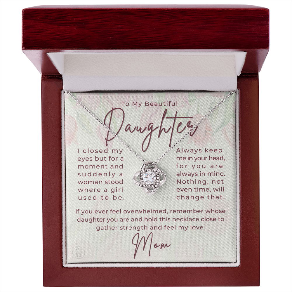 Daughter Gift From Mom | Keep Me Necklace 0580T6