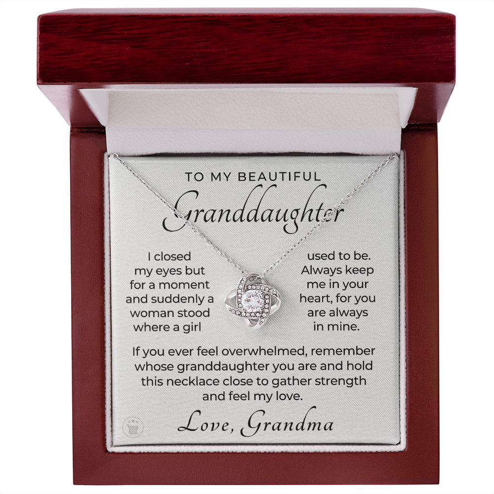 Granddaughter Gift | In My Heart Necklace 0544T8