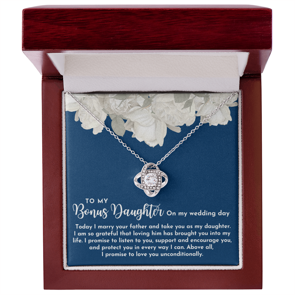 Stepdaughter Wedding Gift | Promise Necklace 0551T4