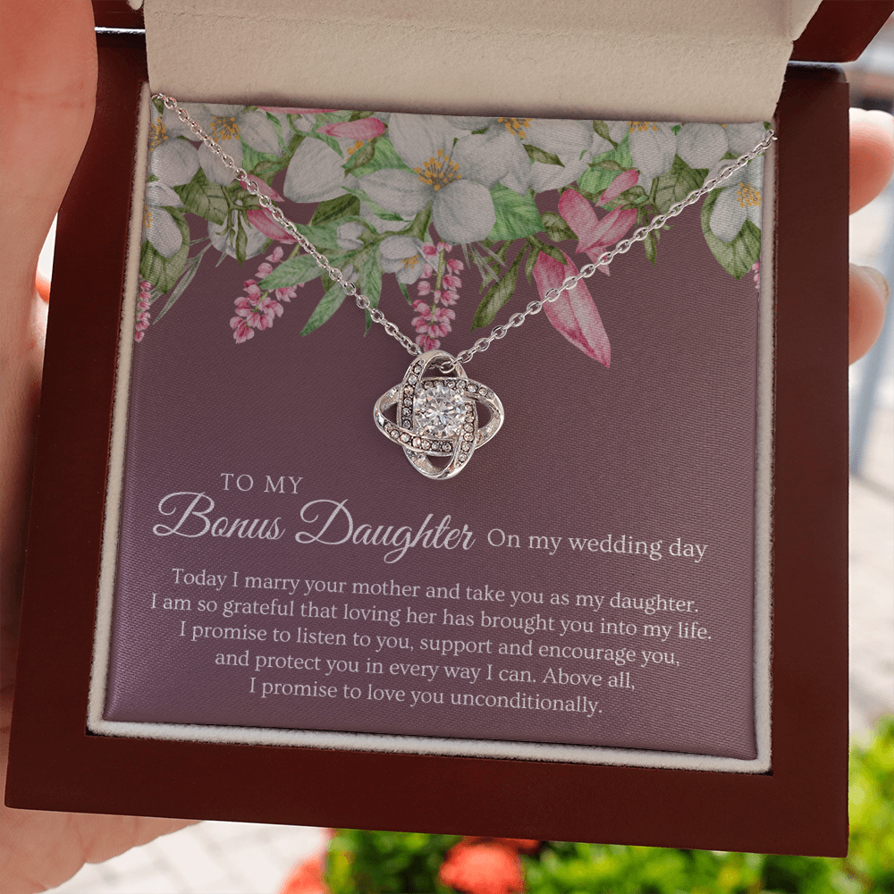 Stepdaughter Wedding Gift | Promise Necklace 0550T3
