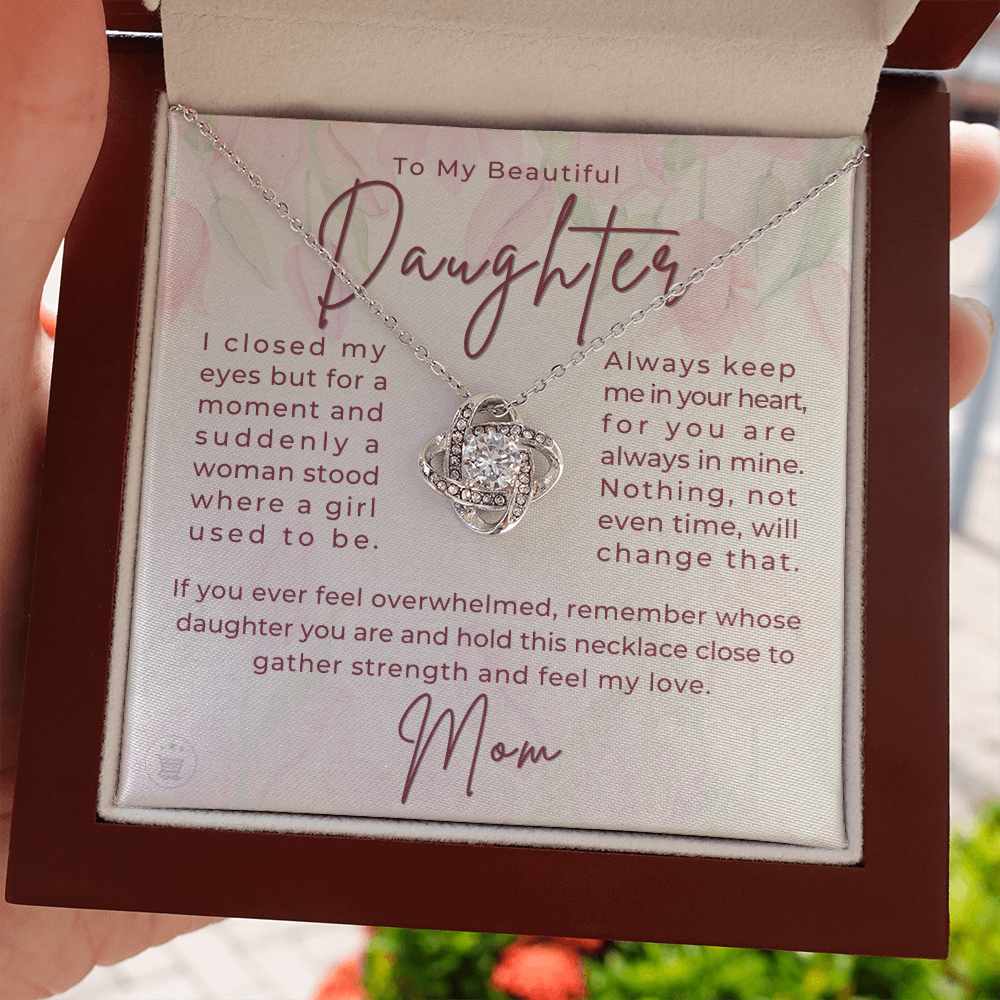 Daughter Gift From Mom | Keep Me Necklace 0580T6