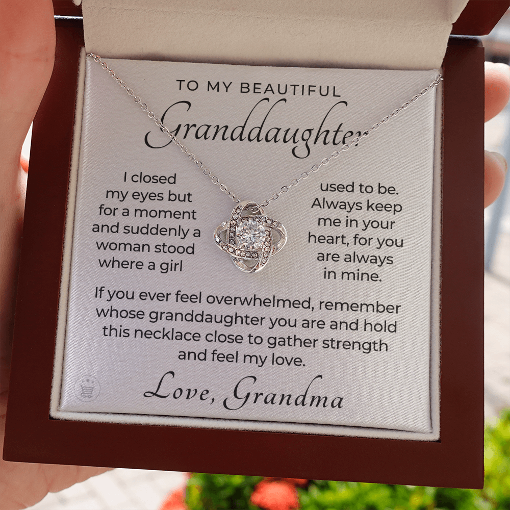 Granddaughter Gift | In My Heart Necklace 0544T8
