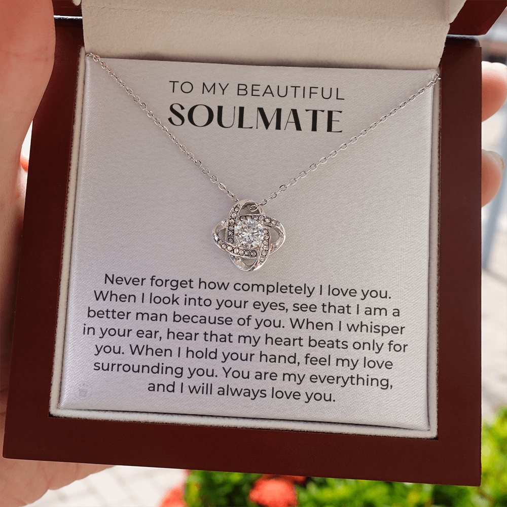 Gift For Wife, To My Soulmate | When I Necklace 0532T6