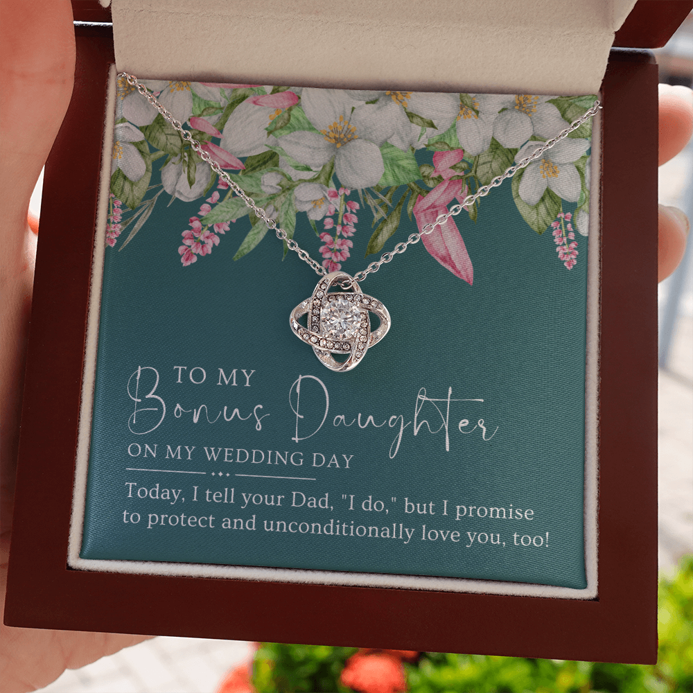 Stepdaughter Wedding Gift | Promise Necklace 0557T9
