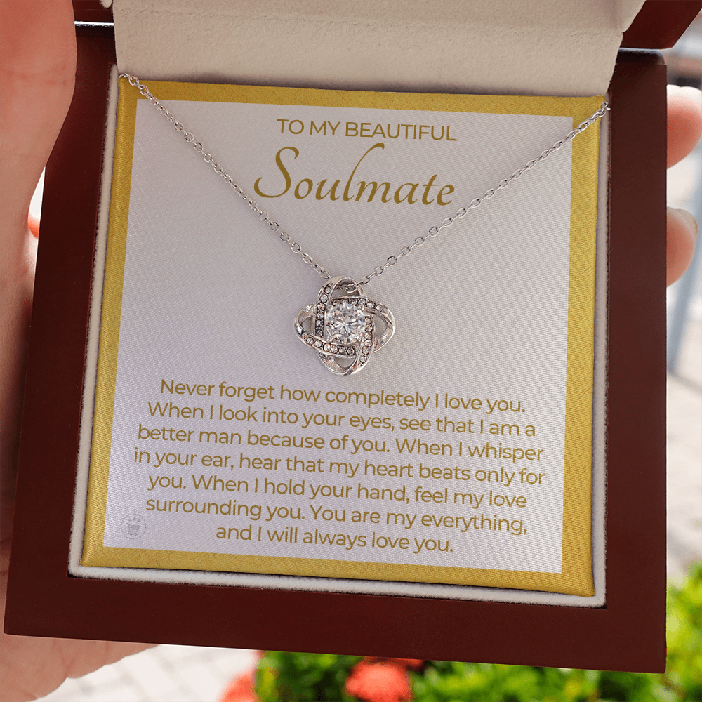 Gift For Wife, To My Soulmate | When I Necklace 0532T4