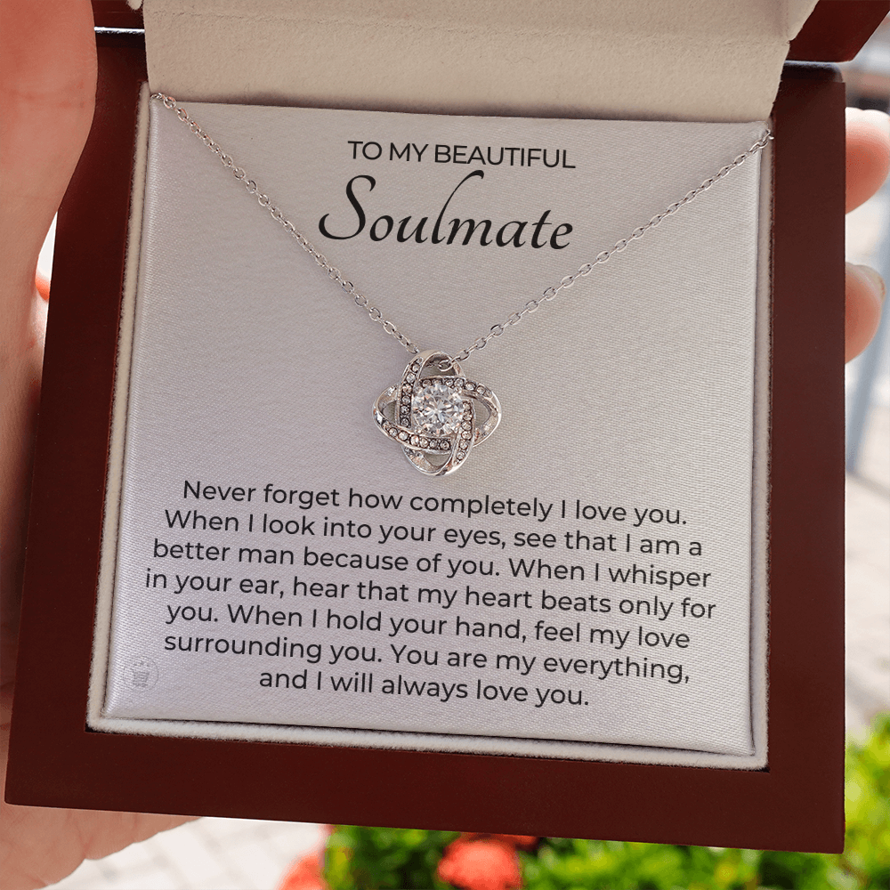 Gift For Wife, To My Soulmate | When I Necklace 0532T1