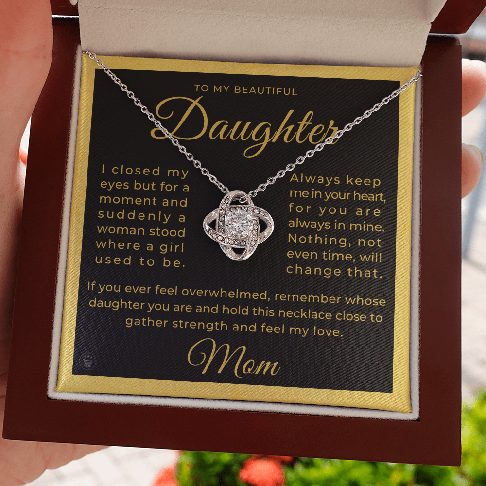 Daughter Gift From Mom | Keep Me Necklace 0580T7