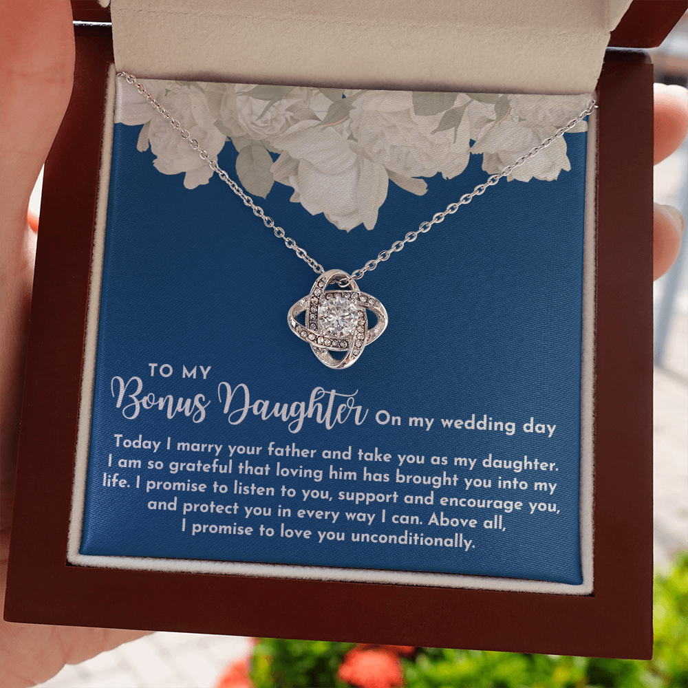 Stepdaughter Wedding Gift | Promise Necklace 0551T4