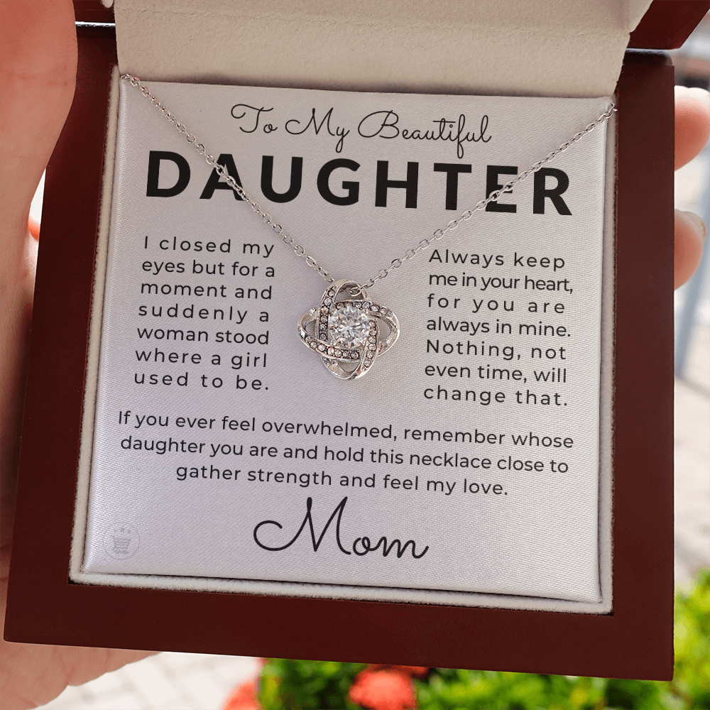 Daughter Gift From Mom | Keep Me Necklace 0580T2