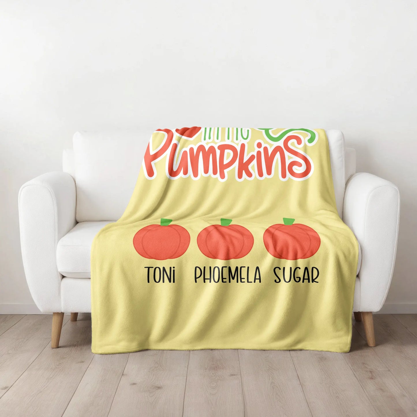 Personalized Gift | Custom Blanket For Grandmother | Grandma's Little Pumpkin BL-07