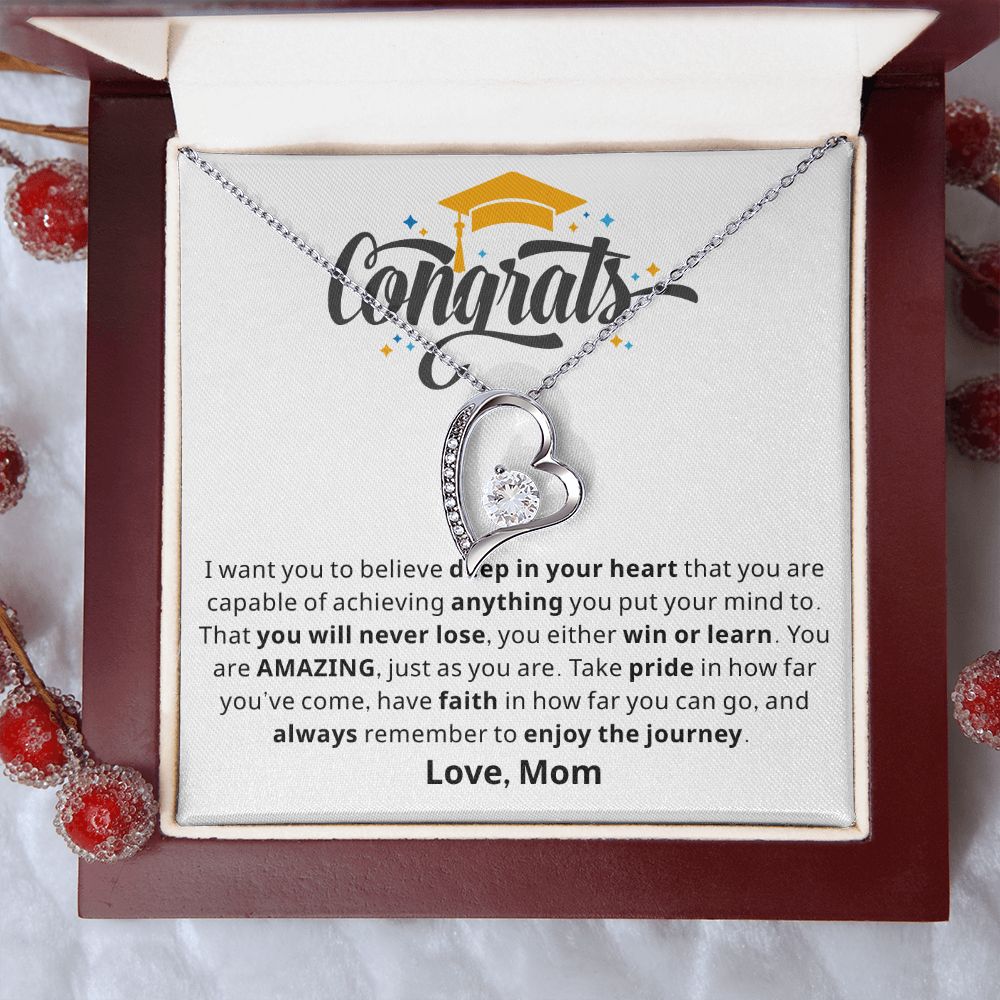 Graduation Gift For Her | Believe Necklace 0845FT2