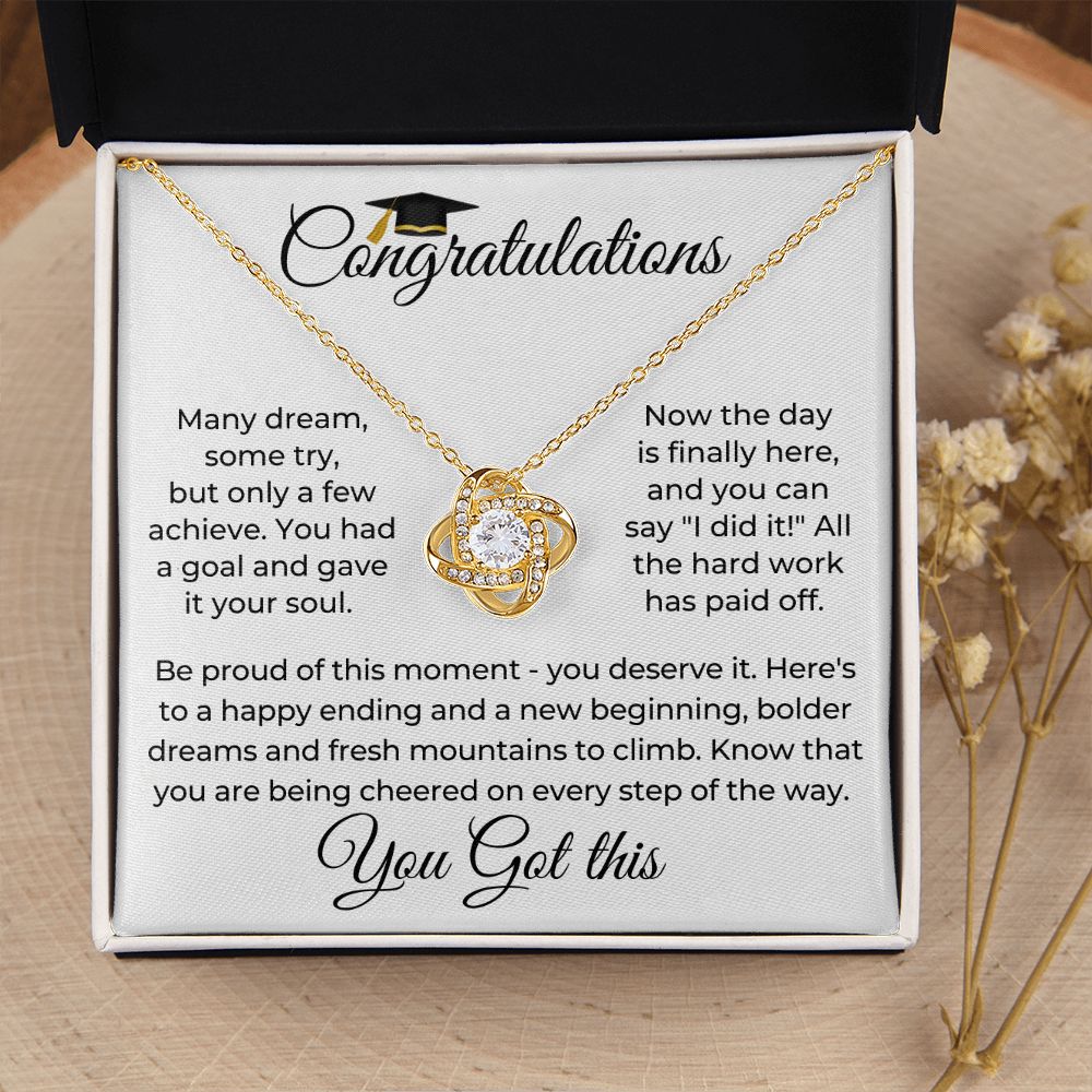 Graduation Gift For Her | Be Proud Necklace 0837LT4