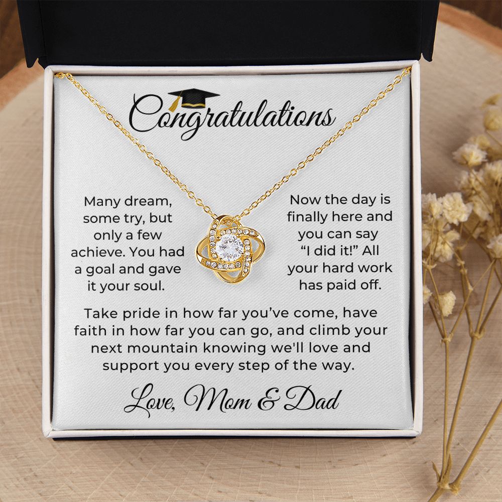 Graduation Gift For Her | Be Proud Necklace 0851LT1