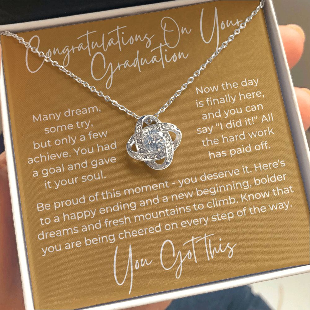 Graduation Gift For Her | Be Proud Necklace 0837LT7