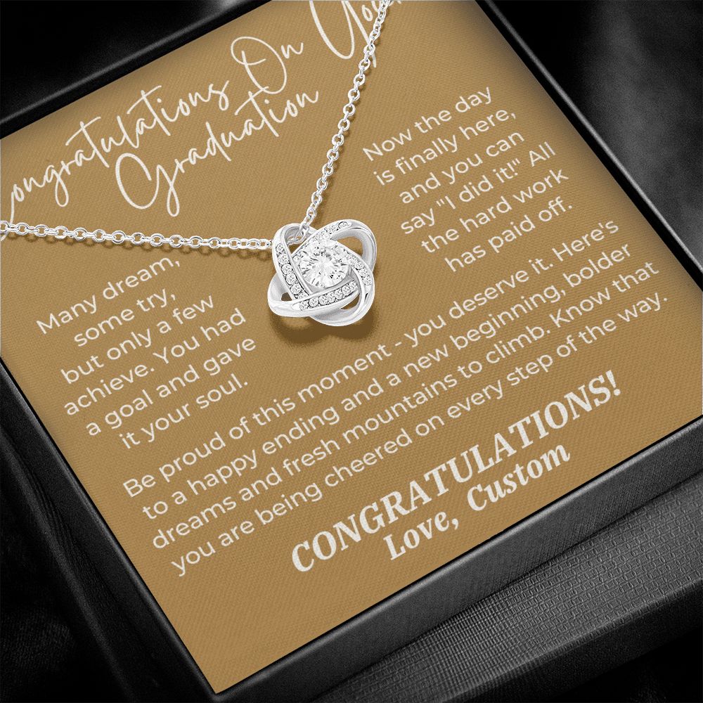 Graduation Gift For Her | Be Proud Necklace P0838LT7